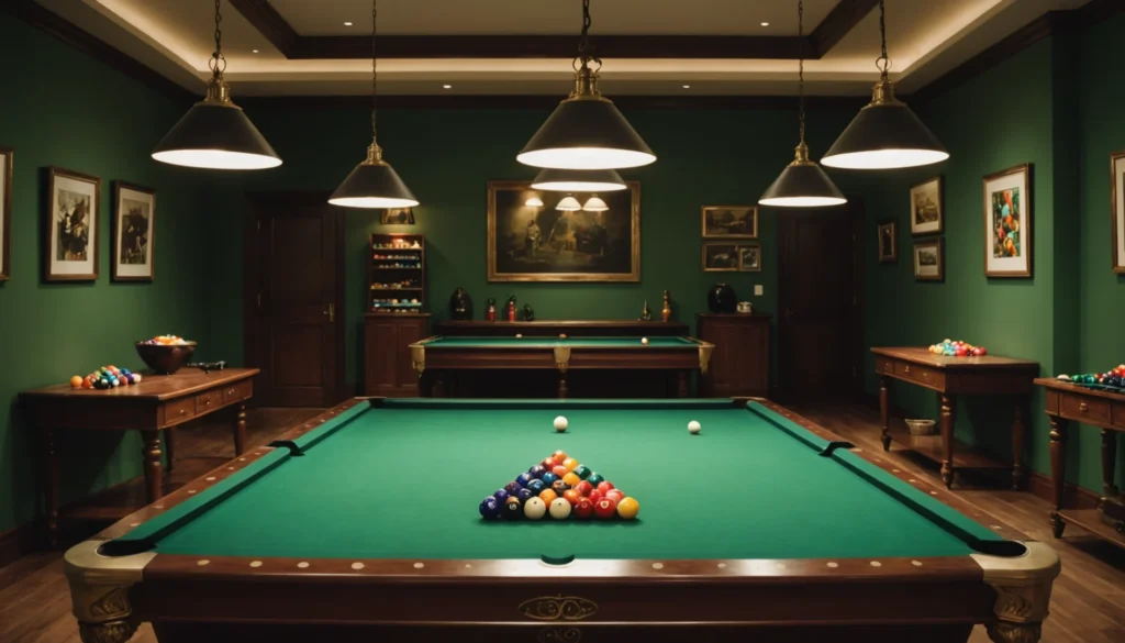 placer les boules au billard