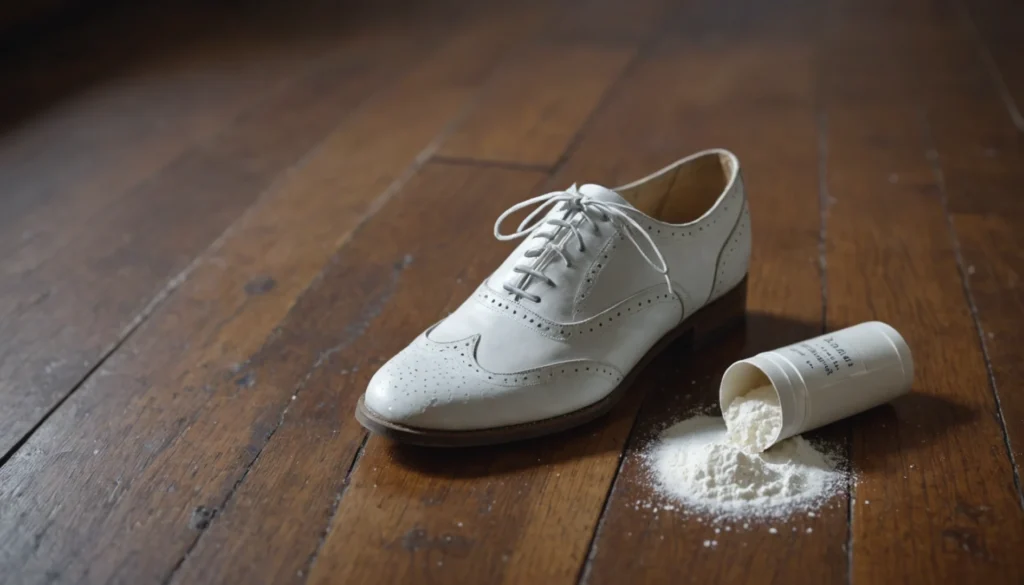 talc dans les chaussures